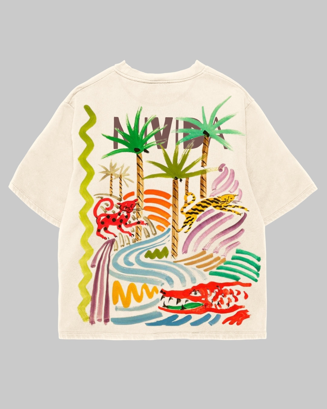 Tricou Oversized Jungle